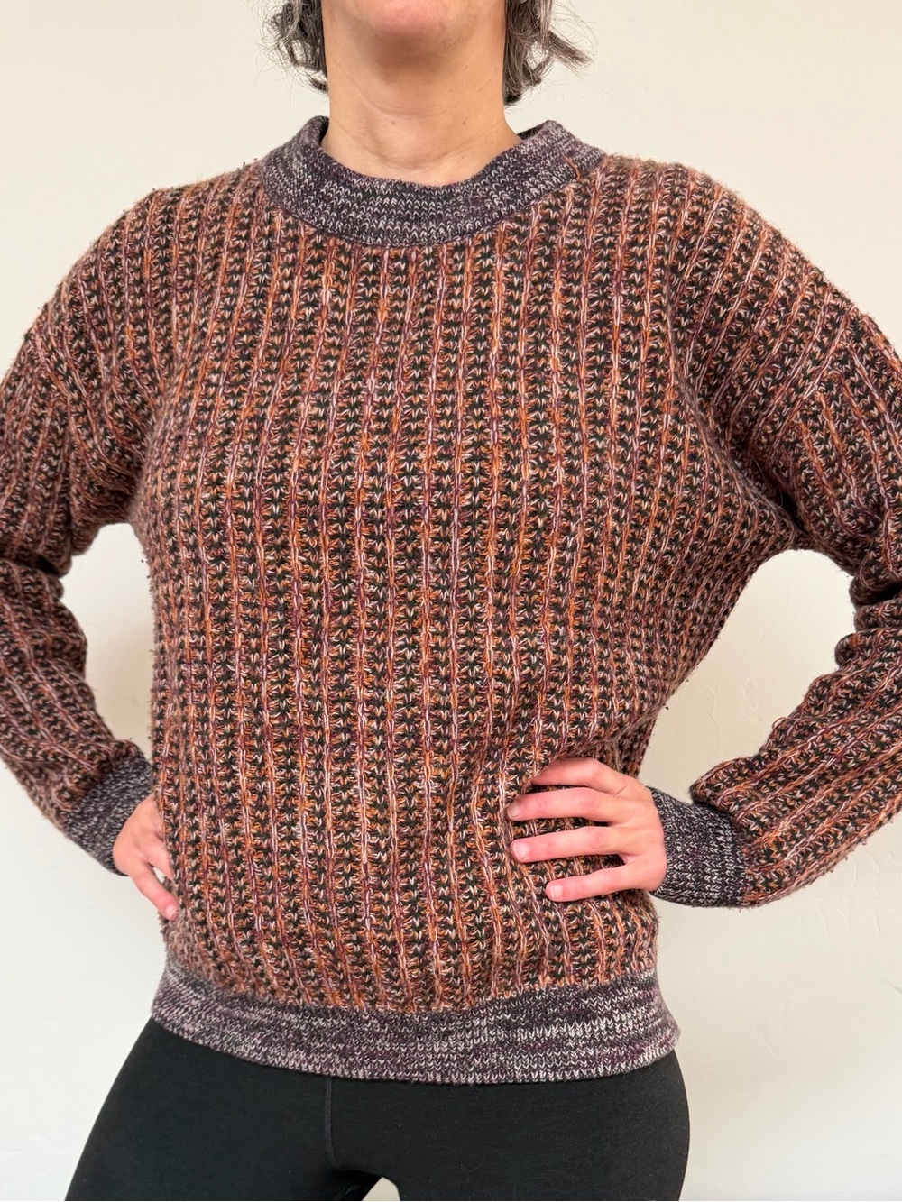 Woolen COS sweater with cuff and elbow detail